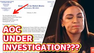 AOC TERRIFIED Begs DOJ to Reveal Investigation into Her Helping Migrants aoc newyork immigration [upl. by Hollingsworth]