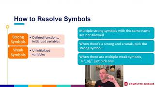 How do linkers resolve symbols Systems Programming CS Lecture [upl. by Eerized]