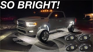 HOW TO INSTALL LED ROCK LIGHTS THE RIGHT WAY [upl. by Farmelo]