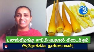 பனங்கிழங்கு சாப்பிடுவதால் கிடைக்கும் ஆரோக்கிய நன்மைகள் Palmyra sprout health benefits  Tamil TV [upl. by Dnalrag738]