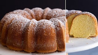 Sour Cream Pound Cake Recipe [upl. by Anivid]