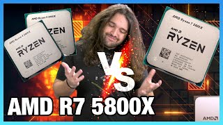 Friendly Fire AMD Ryzen 7 5800X CPU Review amp Benchmarks vs 5600X amp 5900X [upl. by Mayap]