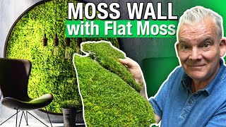 How to Build a Moss Wall  Using Flat Moss [upl. by Bixby]