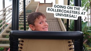 RIDING ROLLERCOASTERS AT UNIVERSAL  The Radford Family [upl. by Winchester]