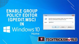 How to Enable gpeditmsc In Windows 10 Home edition [upl. by Jacquetta]