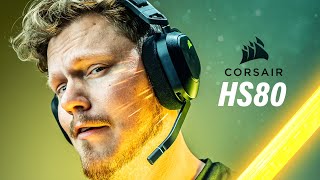 Corsair HS80 Review  The BEST Wireless Microphone [upl. by Ardnuhs]