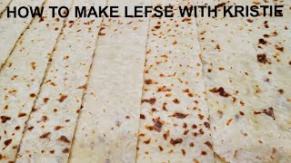 How To Make Lefse With Kristie [upl. by Ahsian]