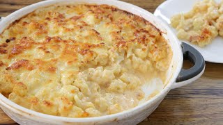 Cheesy Cauliflower Bake Recipe Cauliflower Cheese [upl. by Davon170]