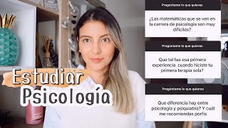 RESPONDO PREGUNTAS ACERCA DE LA CARRERA DE PSICOLOGÍA  Psicóloga Maria Paula [upl. by Feune798]