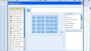 SPSS Tutorials Selecting Variables [upl. by Nauquf22]