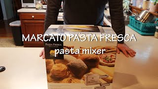 Marcato Pasta Fresca Unboxing amp First Impression [upl. by Pavyer]