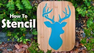 Stenciling 101 How To Paint With A Stencil [upl. by Eoj]