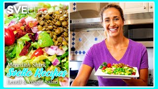 Healthy amp Fresh Lentil Salad Recipe  Svelte Recipes [upl. by Uoliram]