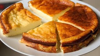 Tarte au yaourt avec 4 ingrédients  Recette RAPIDE et FACILE [upl. by Leavy75]