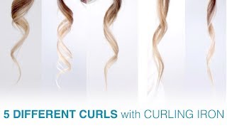 5 SUPER EASY TO CURL YOUR HAIR [upl. by Gladi]