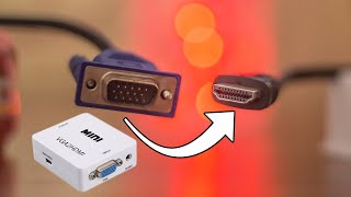 From VGA to HDMI ConverterAdapter [upl. by Llerehs]