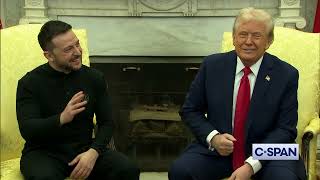 Full Meeting between President Trump VP Vance and Ukrainian President Zelensky in Oval Office [upl. by Yrotciv]