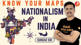 Nationalism in India Class 10 History  CBSE SST Know your Maps  Social Science  NCERT Vedantu [upl. by Ferrand507]