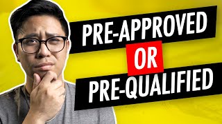 PreApproved VS PreQualified Whats the Difference  First Time Home Buyer Tips [upl. by Lusa]