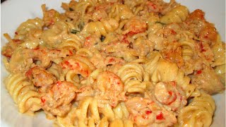 How to make New Orleans Crawfish Pasta [upl. by Trainer]