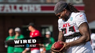 Cordarrelle Patterson ATampT Training Camp Wired [upl. by Tayler188]