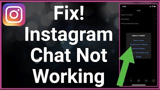 How To Fix Instagram Chat Not Showing Up  Loading [upl. by Ylicic]