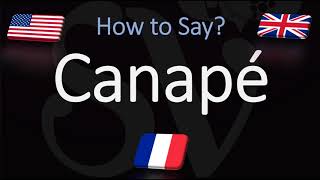 How to Pronounce Canapé CORRECTLY [upl. by Shanks]