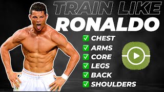 TRAINING LIKE CRISTIANO RONALDO  Full WorkoutStrength Routine [upl. by Thacher270]