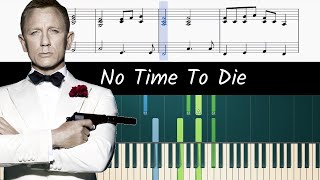 Billie Eilish  No Time To Die Bond Theme  ACCURATE Piano Tutorial [upl. by Elaen883]