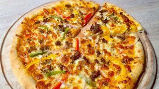 Recette de PIZZA 🍕 FACILE ET RAPIDE [upl. by Ez]