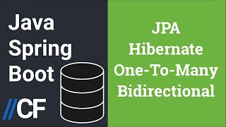 Java Spring Boot  JPA  Hibernate  H2  One To Many Bidirectional Relationship  OneToMany [upl. by Anwahsak705]