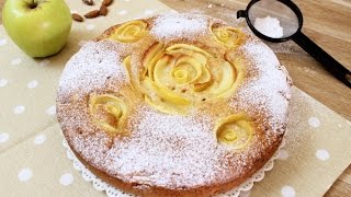 TORTA ROSE DI MELE  ricetta veloce  apple pie roses [upl. by Ynottirb]