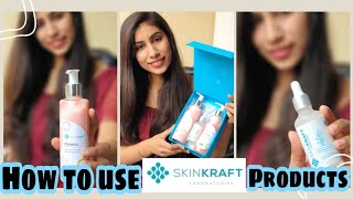 How to use SkinKraft Products  SkinKraft Product Review  Best Hair Care Brand [upl. by Dnomsed]