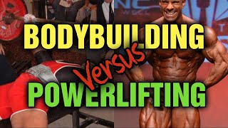 Which is Harder Bodybuilding VS Powerlifting Strength VS Size Explained [upl. by Schiro]