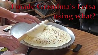 Grandma Ags Lefse using instant potato flakes [upl. by Tutankhamen]