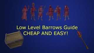 OSRS  Low Level Barrows Guide [upl. by Trevorr]