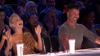 ALL of Greg Mortons AMAZING Voice Impersonations On AGT  Americas Got Talent 2019 [upl. by Suirtimid]