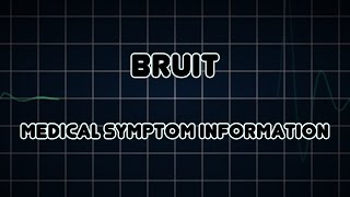 Bruit Medical Symptom [upl. by Iaras605]