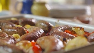 Roasted Sausage Supper recipe  Mary Berrys Absolute Favourites Episode 4 Preview  BBC [upl. by Nitsrik90]