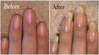 Going From Short Nails To Long Natural Nails 3 Month Nail Growth [upl. by Nataline294]