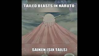 Tailed Beasts In Naruto Saiken Six Tails [upl. by Lasyrc]