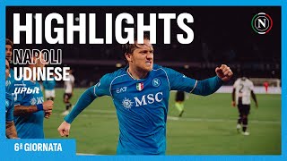 HIGHLIGHTS  Napoli  Udinese 41  Serie A 6ª giornata [upl. by Nwahsed226]