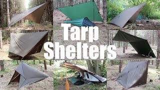 The Tarps I use for Bushcraft and Wild Camping My Top Five Tarp Shelter Setups [upl. by Auqenahc118]