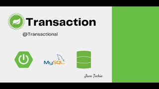 Spring Boot  Spring Data JPA Transaction Management  Transactional  JavaTechie [upl. by Waldman]