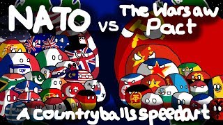 Countryballs Speedart  Cold War NATO vs Warsaw Pact wallies [upl. by Duff168]