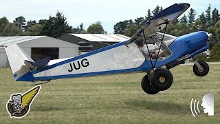 Zenith CH 701 microlight  STOL Takeoffs and Landings [upl. by Eyahsal]