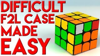 2 Tricks To Make A Hard F2L Case REALLY EASY [upl. by Dewhirst]