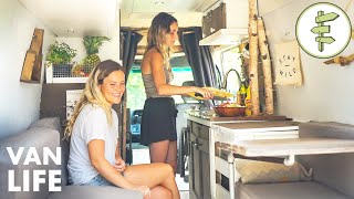 VAN LIFE TOUR  Living FullTime in a Beautiful Tiny Home Conversion [upl. by Nachison]