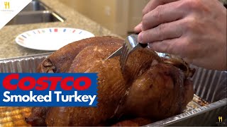 How To Cook Kirkland Smoked Turkey from Costco  Chef Dawg [upl. by Aihtennek]