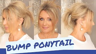 Bumped Ponytail  Hair Up Two Ways [upl. by Ahsym]